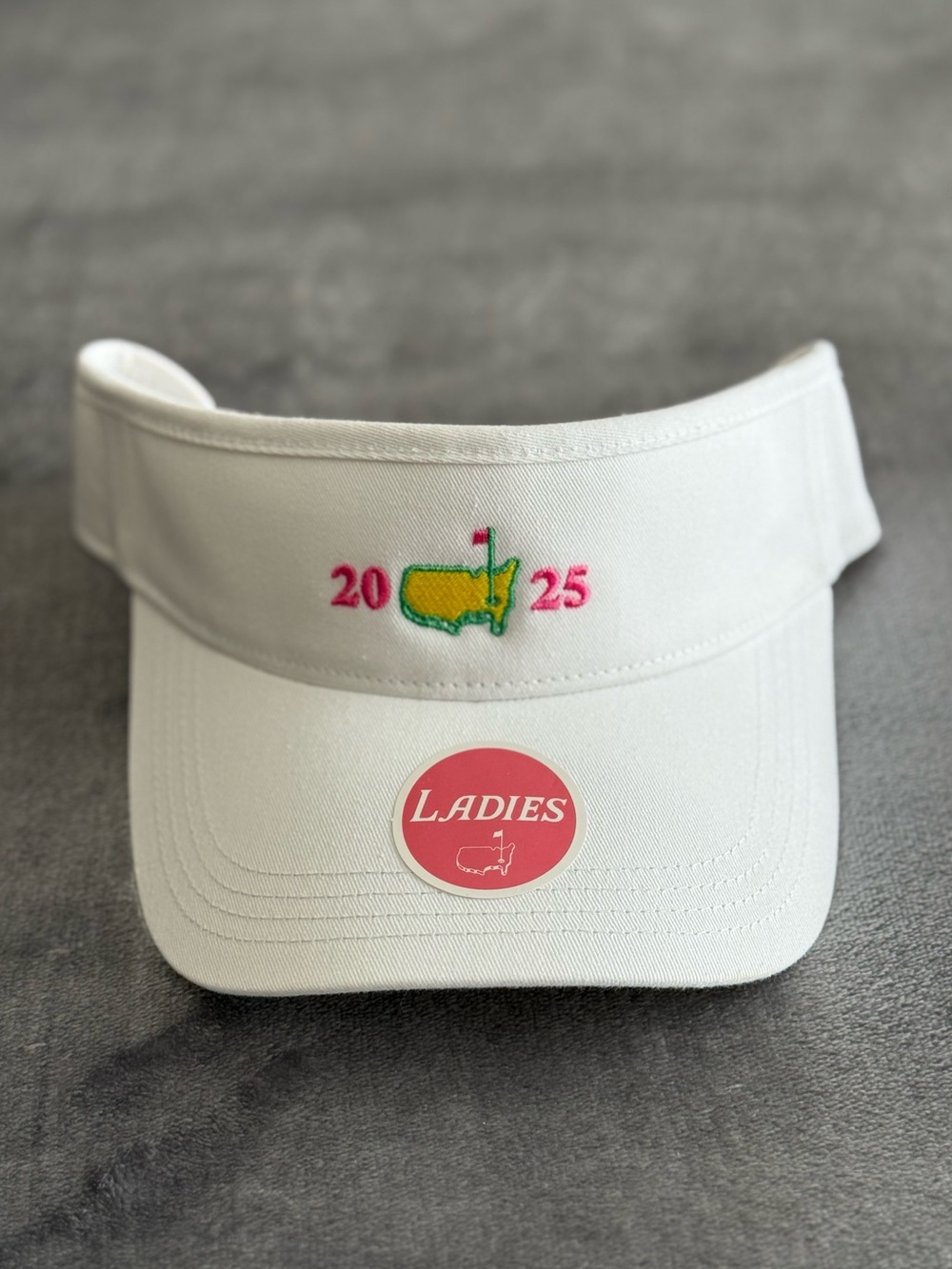 NWT! ⛳️ Masters 2025 White Visor Ladies Augusta National Golf Adjustable